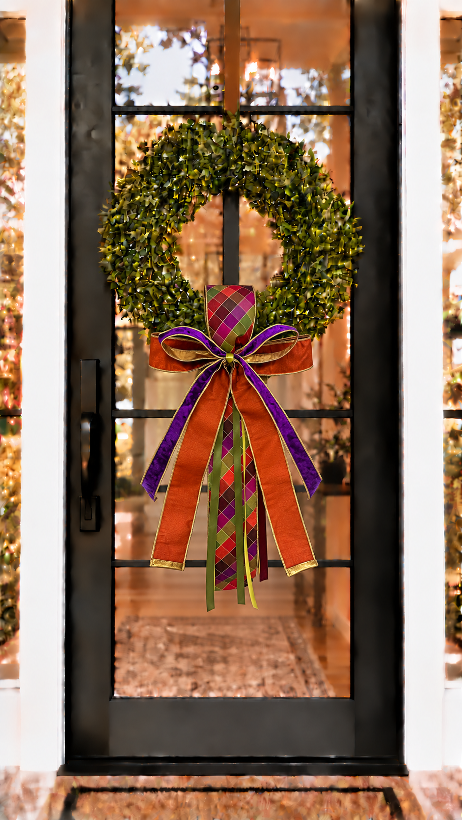 Autumn Witch Ribbon Bow