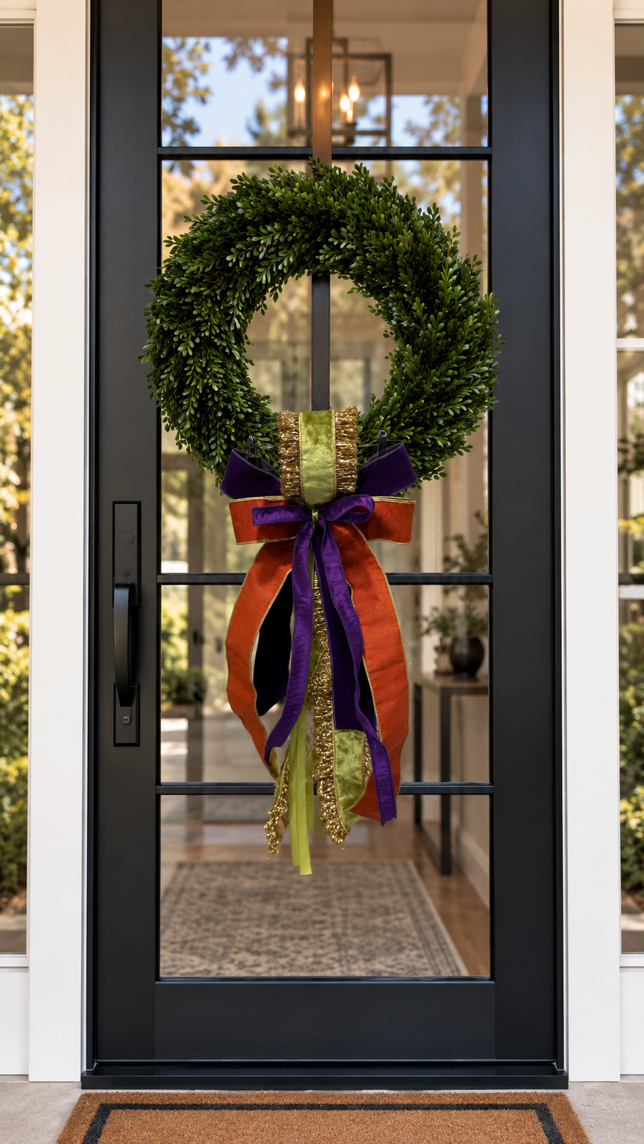 Halloween Witch Ribbon Bow
