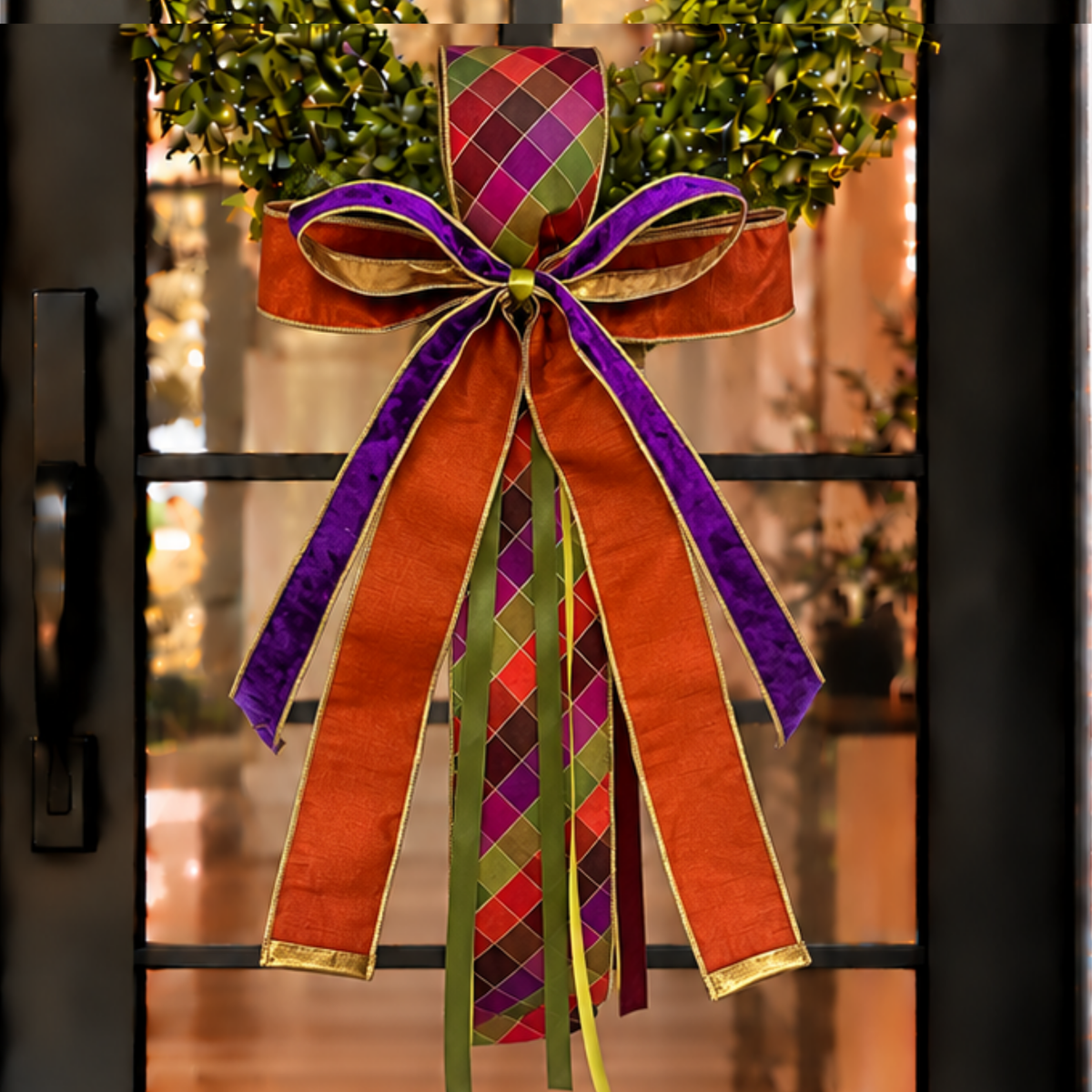 Autumn Witch Ribbon Bow