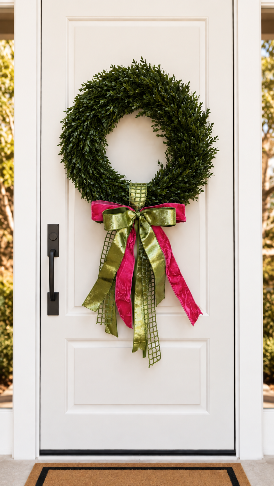 Festive Cheer Ribbon Bow and Sash