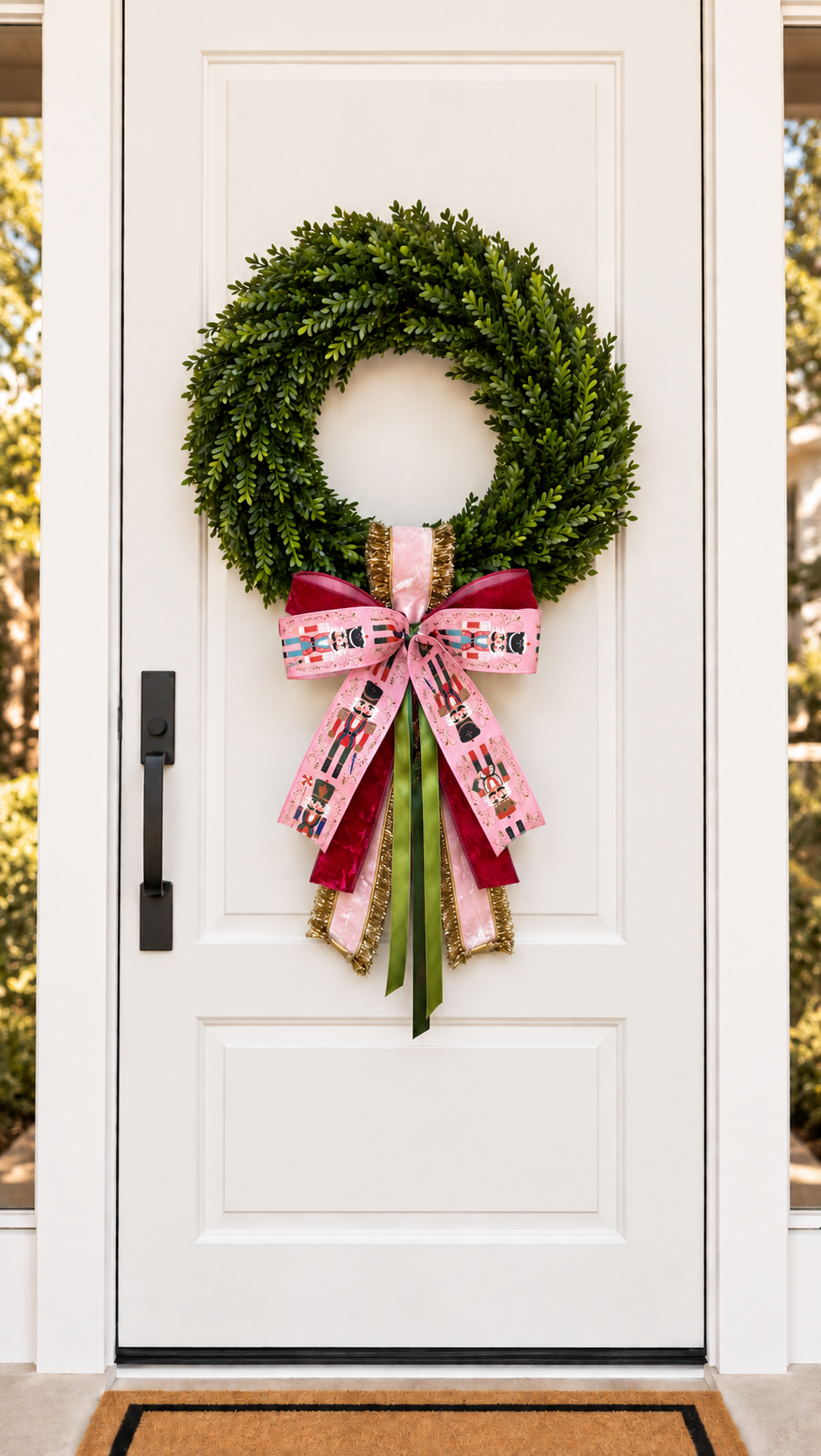 Sugar Plum Holiday Ribbon Bow
