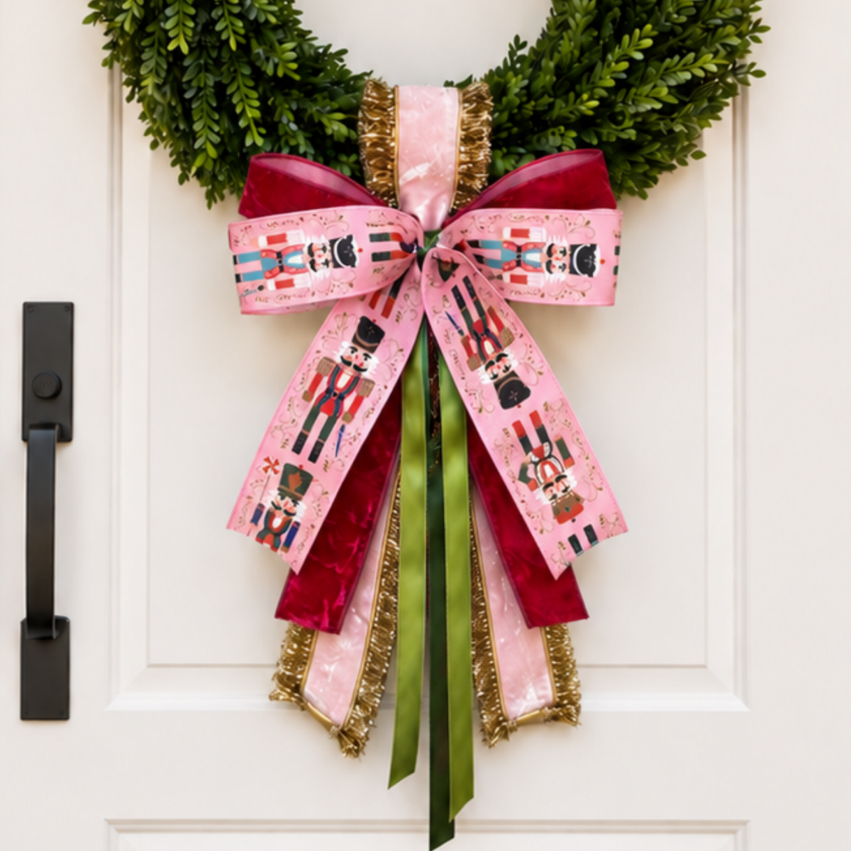 Sugar Plum Holiday Ribbon Bow