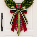 Pink Gift Pattern Ribbon Bow