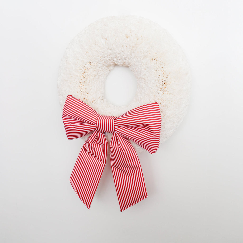 Classic Holiday Stripe Double-Tail Bow | Large
