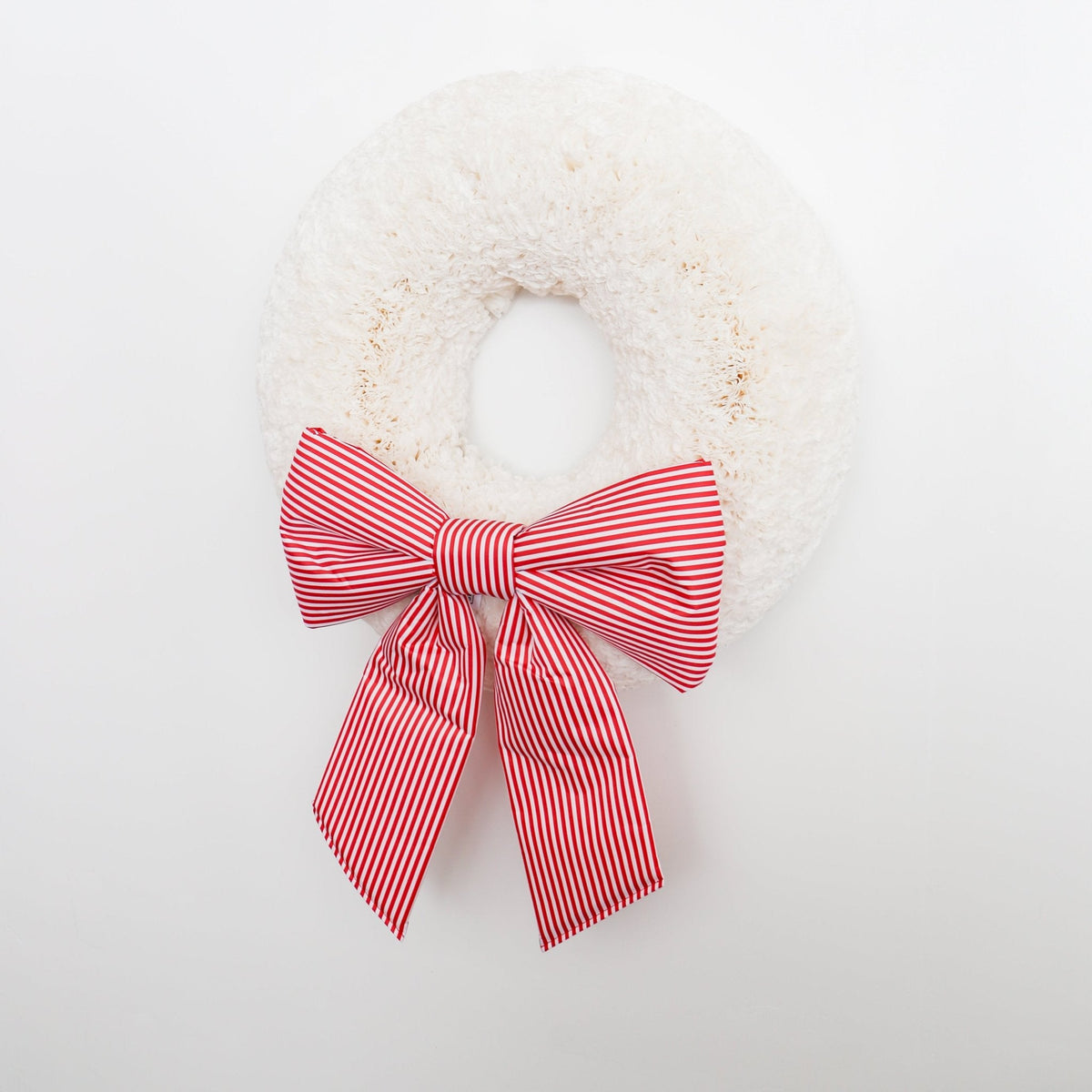Classic Holiday Stripe Double-Tail Bow | Large