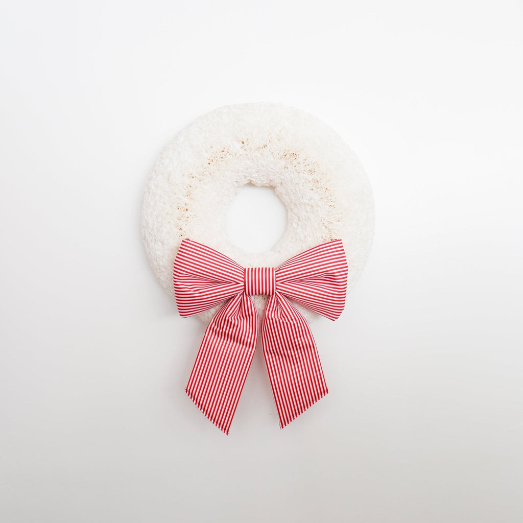 Classic Holiday Stripe Double-Tail Bow | Small