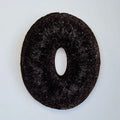 Midnight-Black Oval Coffee Filter Wreath
