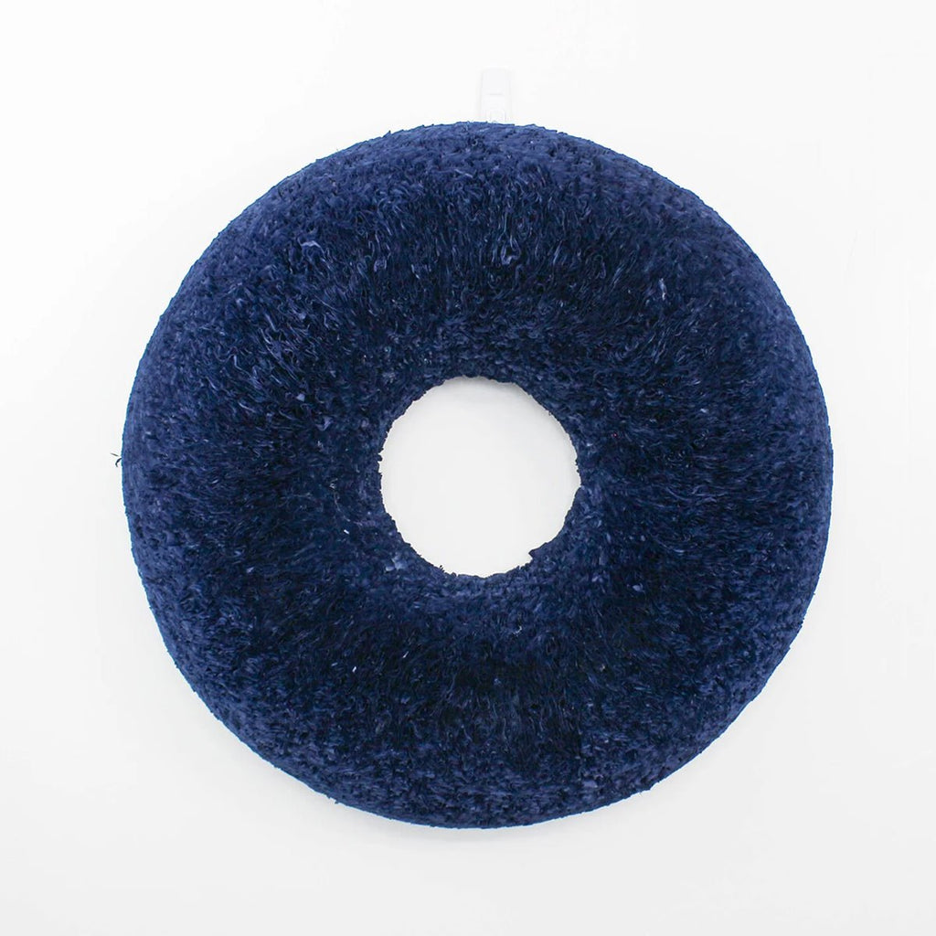 Navy-Blue Coffee Filter Wreath
