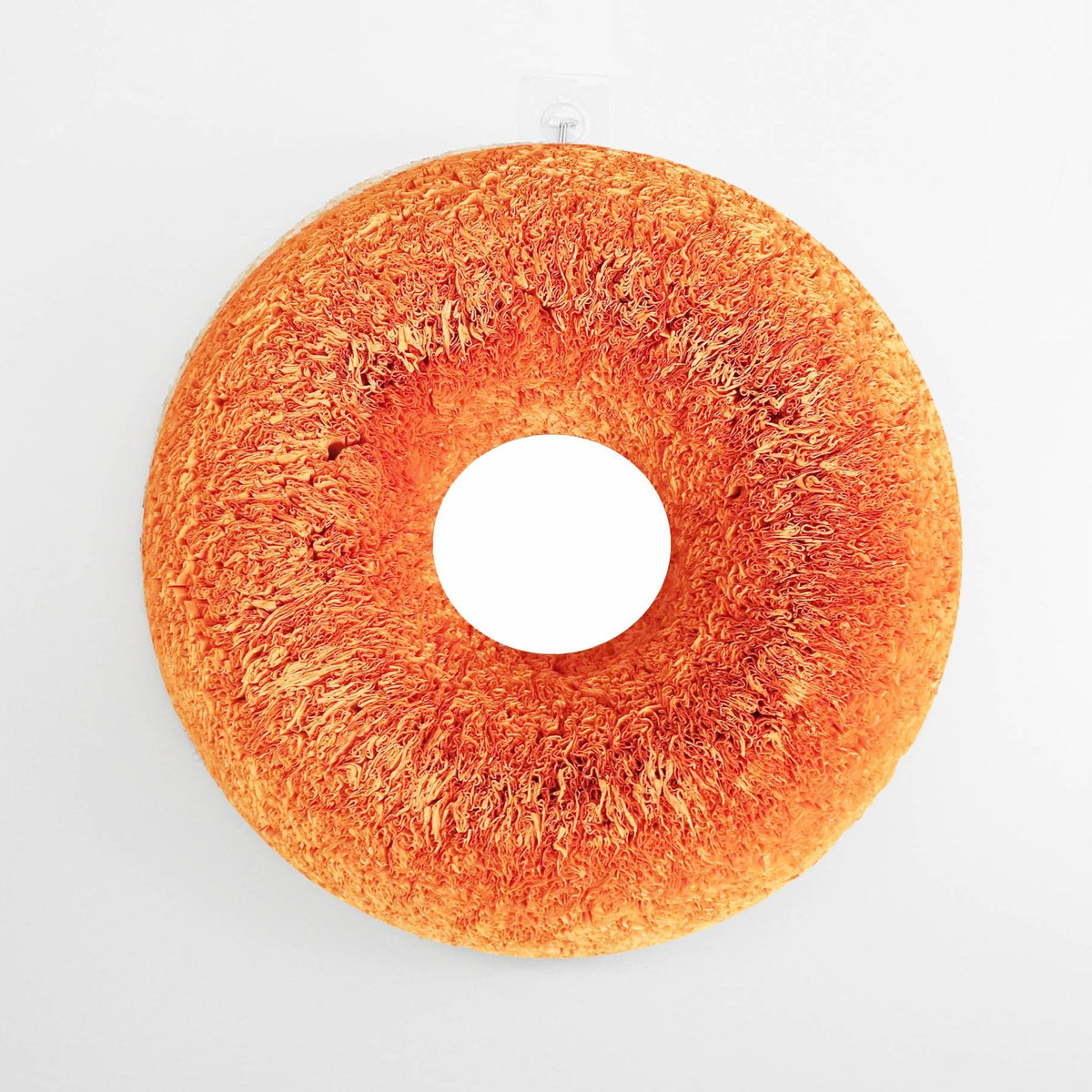 Pumpkin-Orange Coffee Filter Wreath