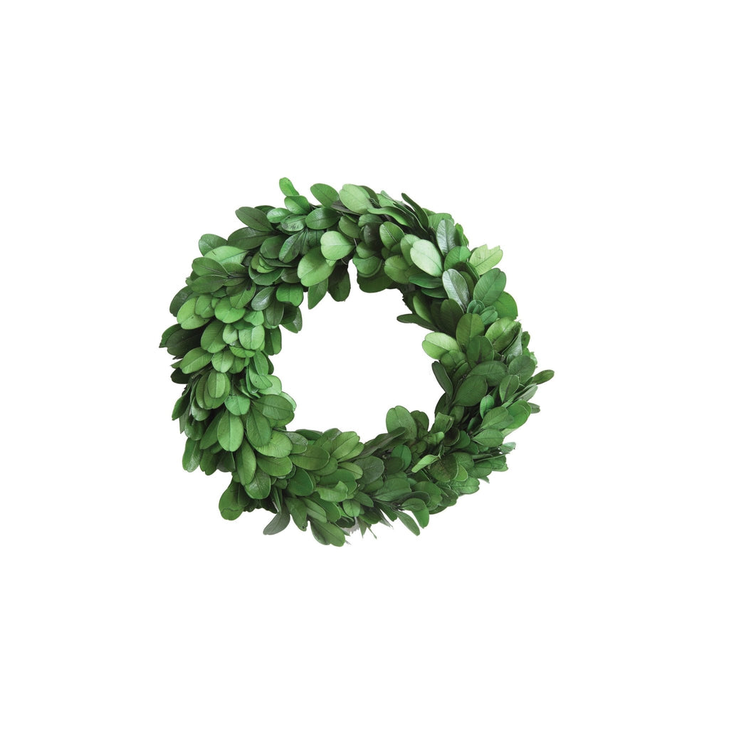 Small Preserved Boxwood Wreath | 6-inch