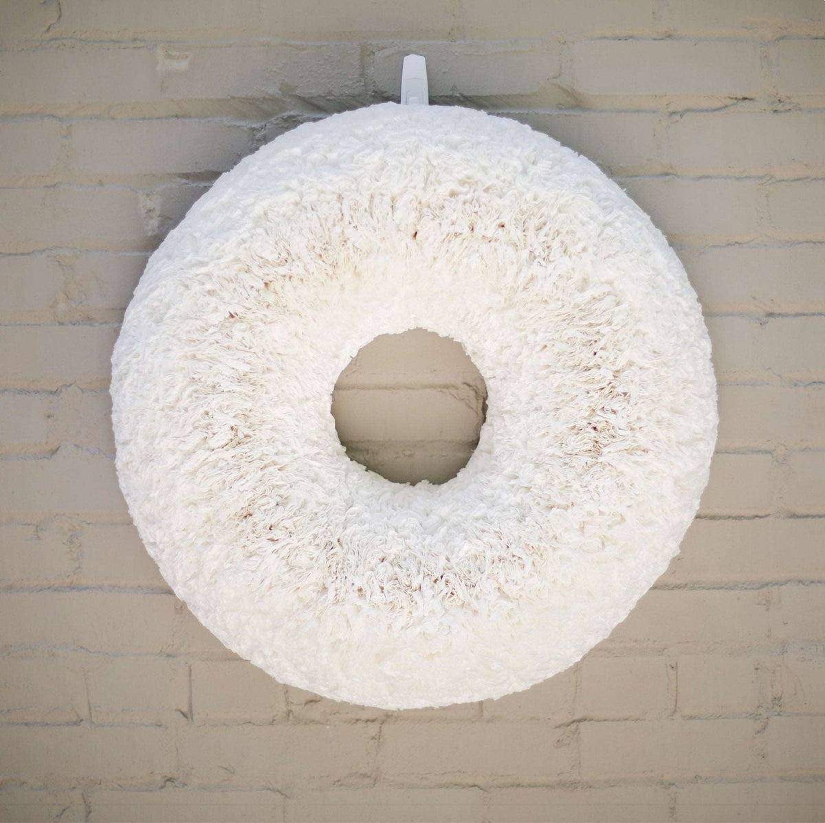 White Coffee Filter Wreath