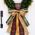 Cozy Christmas Ribbon Bow and Sash